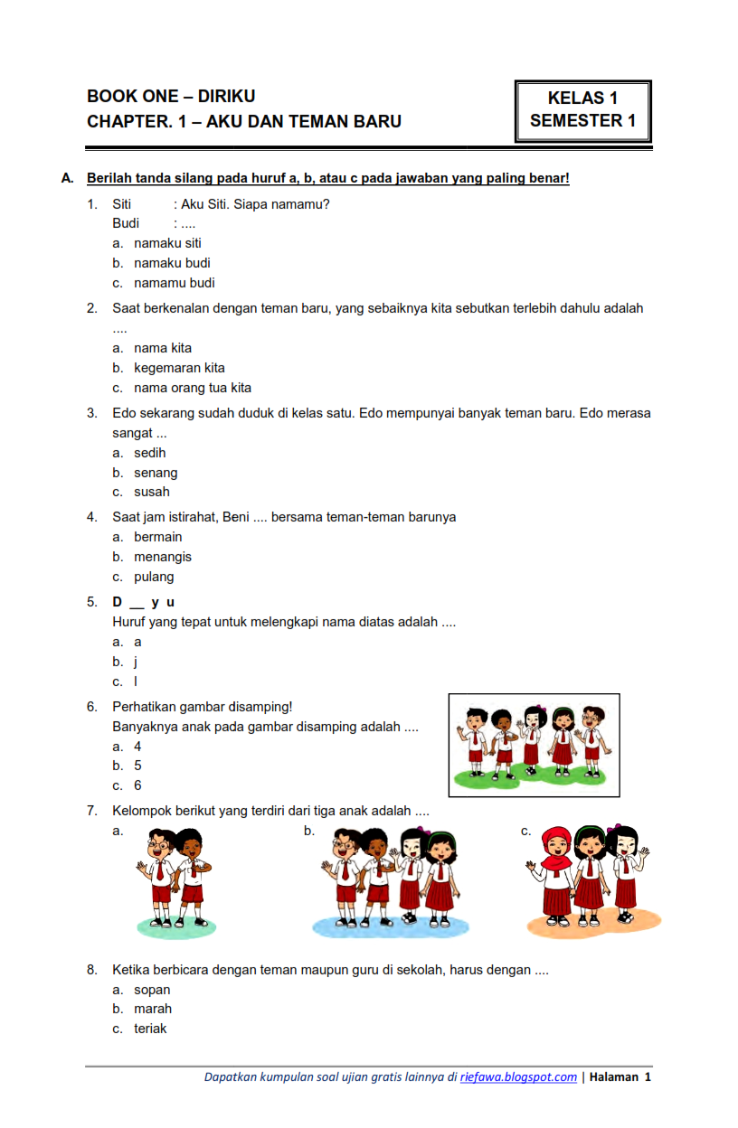 3 Fakta Mengejutkan tentang Kumpulan Soal Kelas 3 SD Semester 1 Kurikulum 2013 di 2026