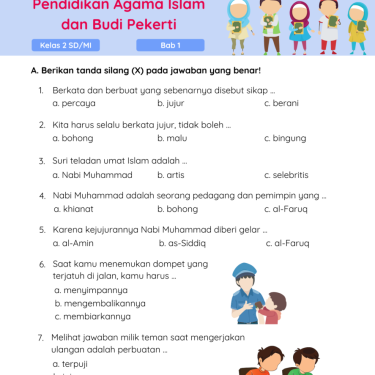 5 Contoh Soal Budi Pekerti Kelas 3 Semester 2 yang Sering Muncul di Ujian 2026
