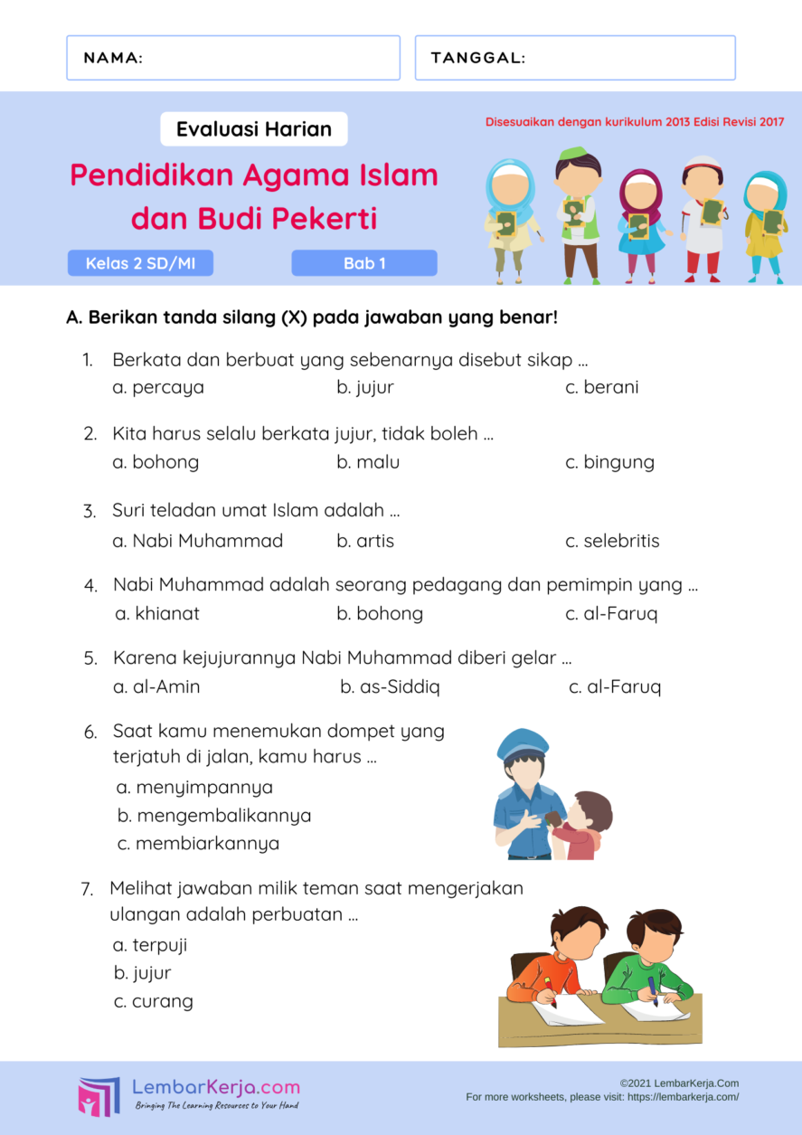 5 Contoh Soal Budi Pekerti Kelas 3 Semester 2 yang Sering Muncul di Ujian 2026