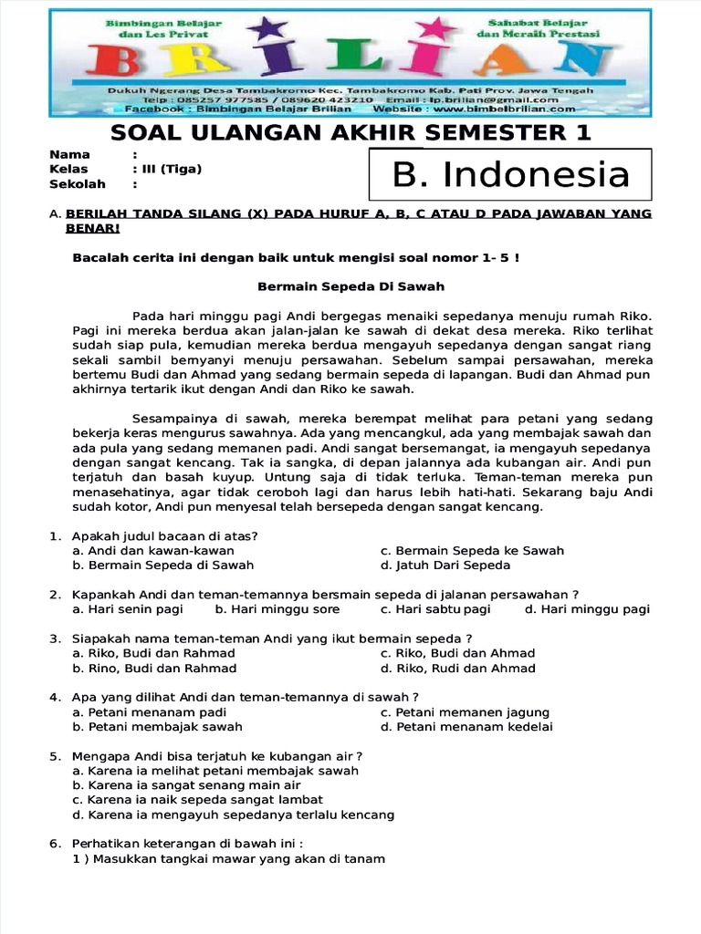 5 Rahasia Soal Cerita Bahasa Indonesia Kelas 3 yang Jarang Diketahui Guru Tahun 2026