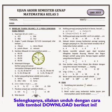 5 Rahasia Soal PAS Matematika Kelas 3 Semester 2 yang Wajib Diketahui Orang Tua di 2026