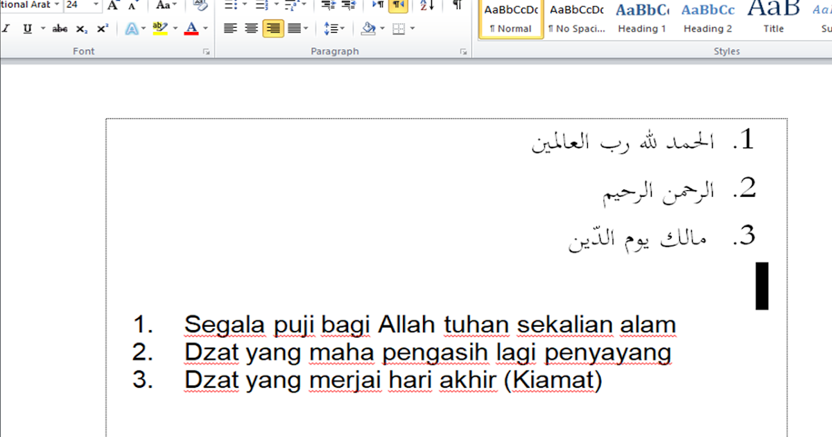 3 Cara Mudah Ternyata Mengubah Angka di Word Menjadi Arab Tanpa Ribet