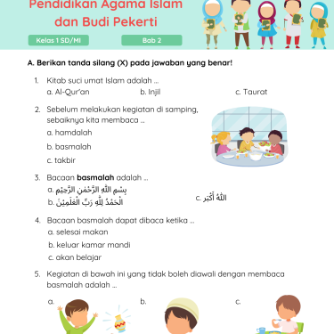 5 Contoh Soal HOTS PAI SD Kelas 1 untuk Persiapan UTS Semester 1 2026, Wajib Tahu!