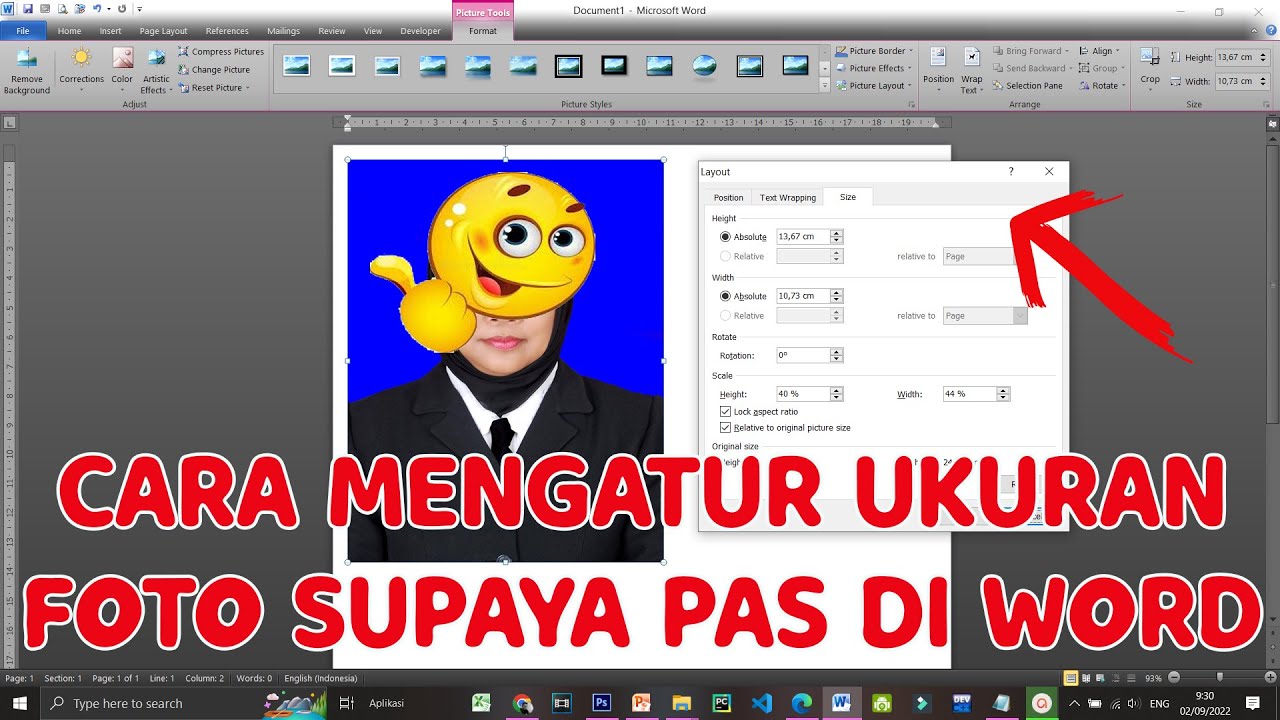 5 Trik Mudah Agar Ukuran Gambar Tidak Berubah di Word Yang Jarang Diketahui