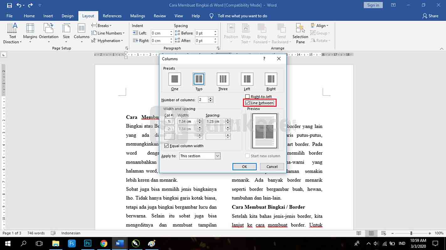 Rahasia Cara Membuat 4 Kolom Di Word Cepat - Miko Keren Rahasia Cara Membuat 4 Kolom Di Word Cepat - Miko Keren