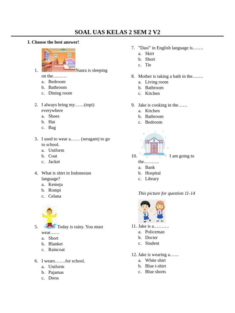 7 Contoh Soal UAS SD MI Kelas 2 Semester 2 yang Wajib Dilatih agar Nilai Anak Tembus 100