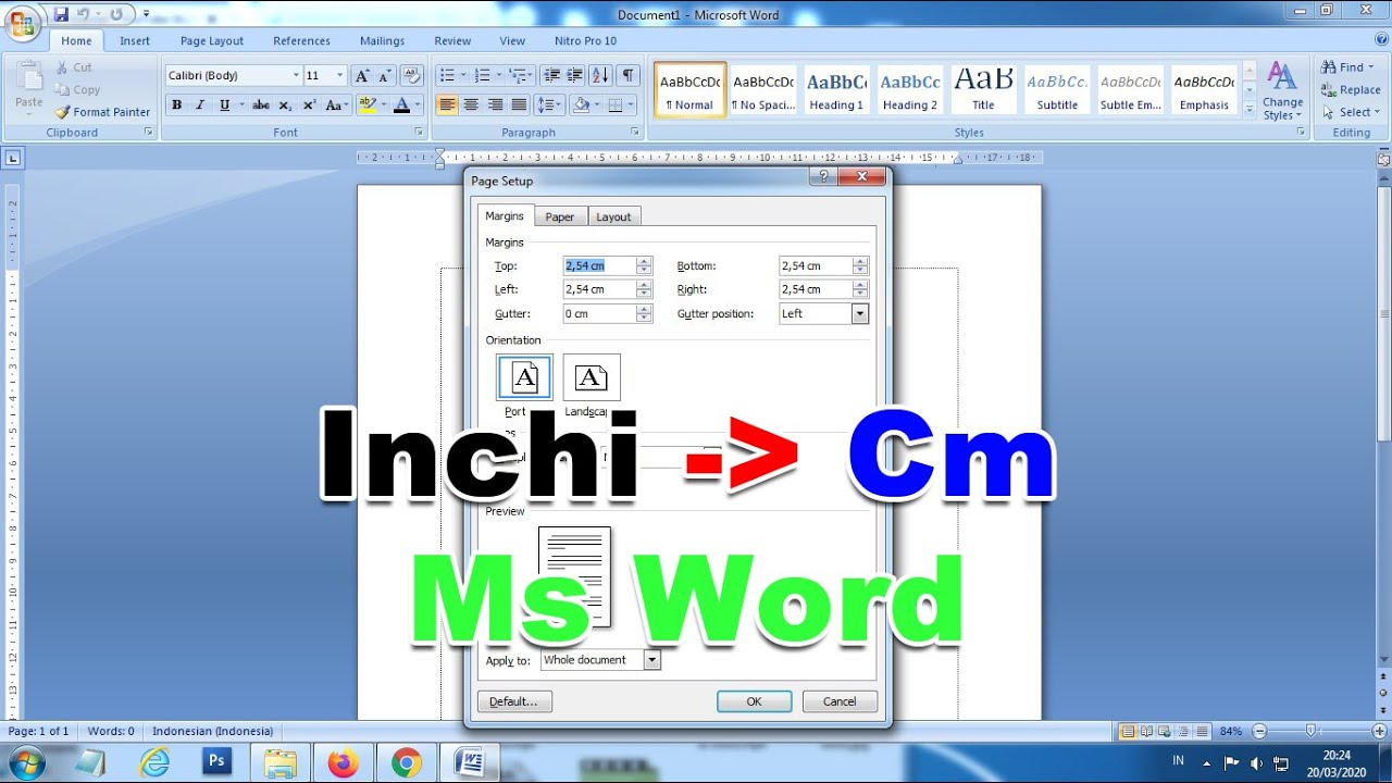 7 Langkah Rahasia Cara mengubah satuan cm di Microsoft Word 2007 Sebelum Salah Ukur