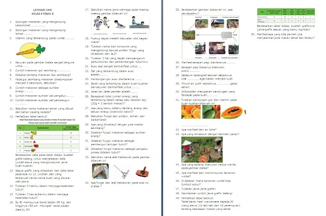 Download Soal PAS Tematik Kelas 4 Tema 9 Terbaru 2026 Lengkap Kunci Jawaban dan Kisi-Kisi
