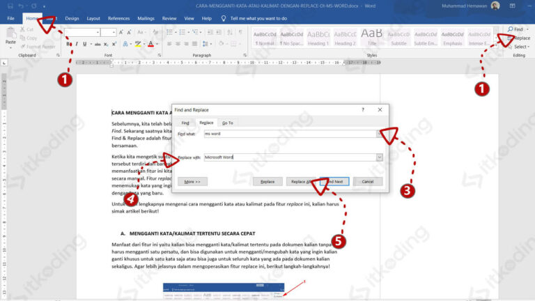 Rahasia Terbukti Cara Mengubah Satu Kata untuk Semua di Word Secara Instan Tanpa Ribet