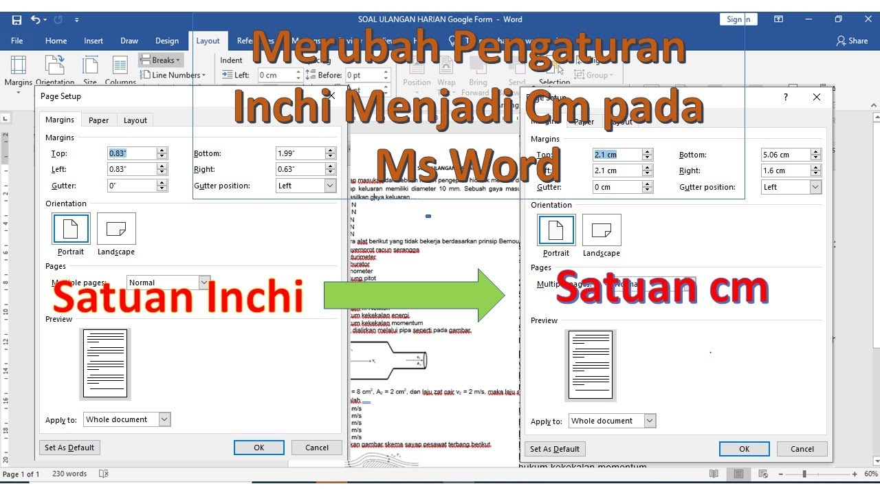 Menguasai Pengaturan Kertas Cara Mengubah Ukuran Kertas Inci ke Menguasai Pengaturan Kertas Cara Mengubah Ukuran Kertas Inci ke