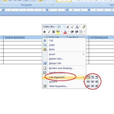 Ternyata Semudah Ini Trik Mengubah Baris Menjadi Kolom pada Microsoft Word 2007 yang Jarang Diketahui