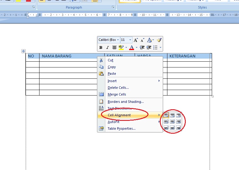 Ternyata Semudah Ini Trik Mengubah Baris Menjadi Kolom pada Microsoft Word 2007 yang Jarang Diketahui