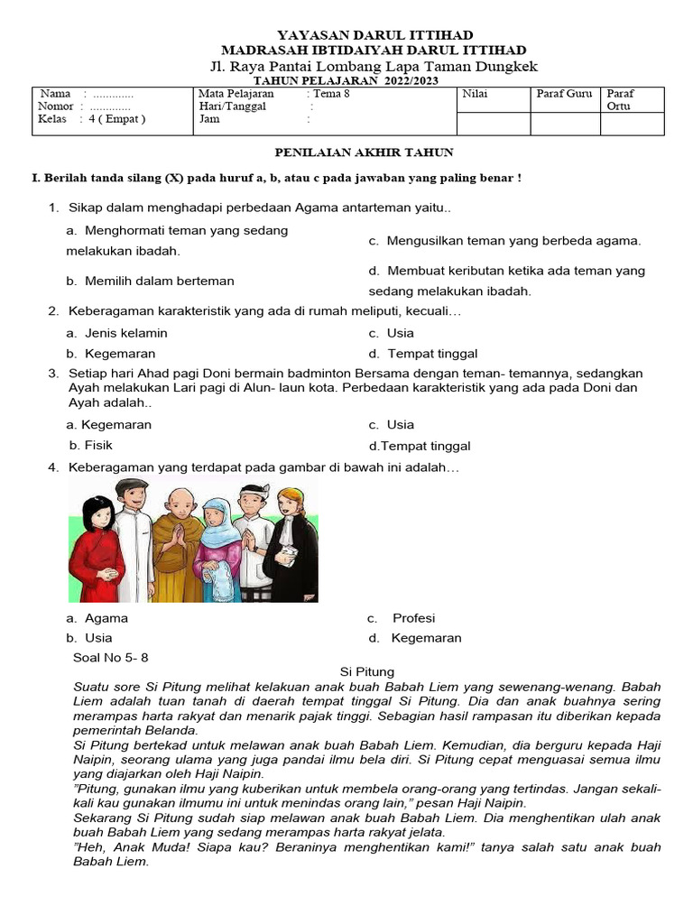 7 Rahasia Download Soal PAS Kelas 4 Tema 8 yang Wajib Diketahui Sebelum Ujian Dimulai