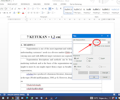 Ternyata Begini Cara Mengubah Satu Ketukan Tab di Word Agar Dokumen Lebih Rapi