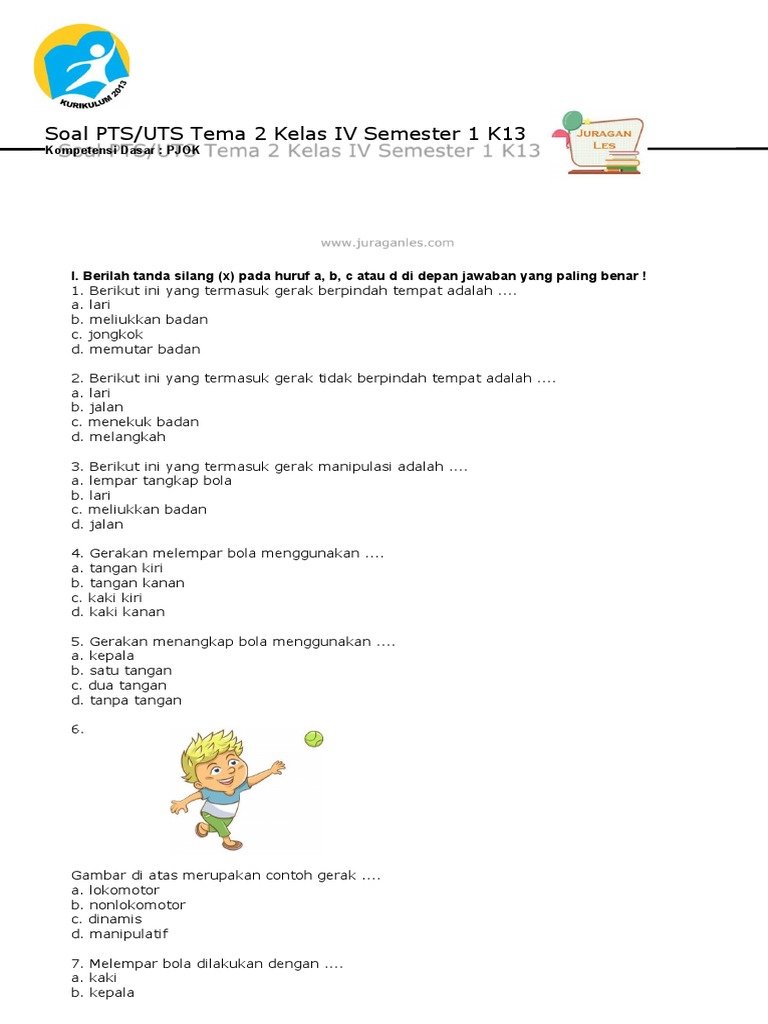 Wajib Tahu Bocoran Contoh Soal UTS Tematik Kelas 4 Tema 2 Agar Nilai Langsung Melonjak